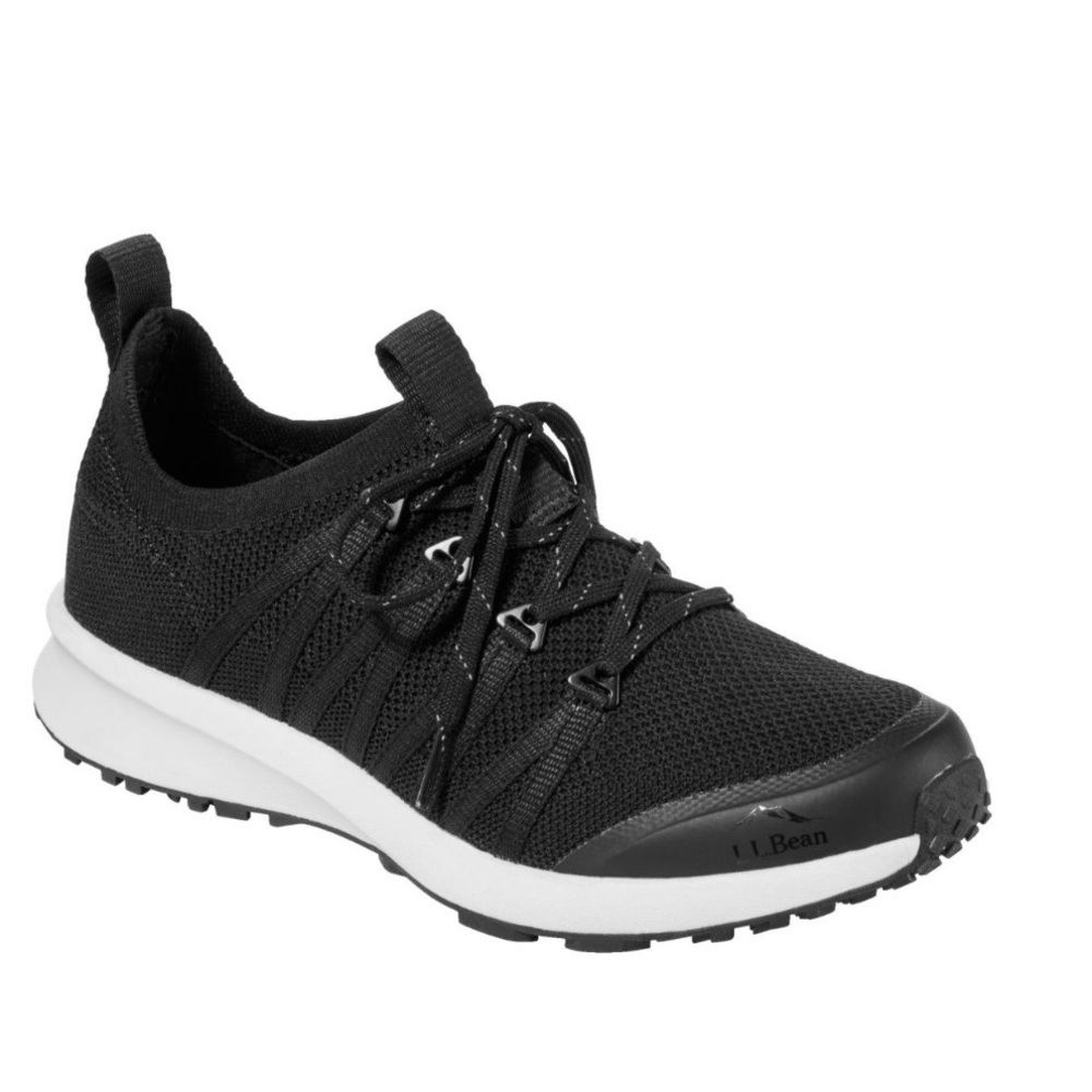 L.L. Bean Black Mesh Sneakers